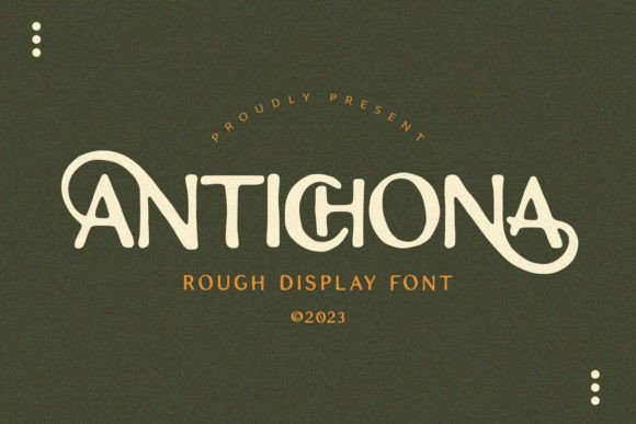 Antichona Typeface for Retro Branding