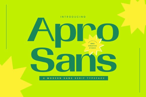 Apro Sans Typeface for Modern Campaign Design