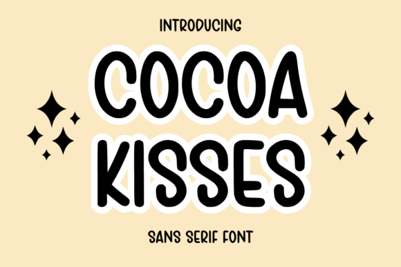 Cocoa Kisses Font for Makers and Sellers