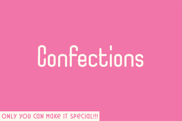Confections: A Handwritten Sans Serif Typeface for Modern Branding