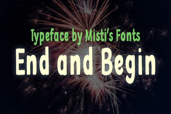 End and Begin Typeface for Modern Branding
