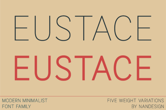 Eustace Typeface for Modern Digital Branding