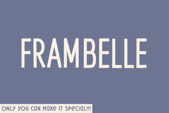 Frambelle Font Review for Makers