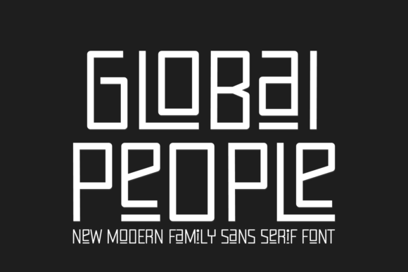 Global People Typeface for Bold Branding