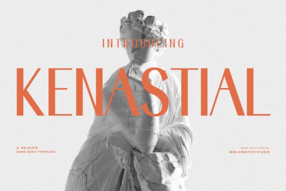 Kenastial Typeface for Modern Web Design