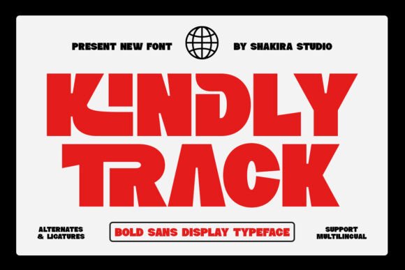 Kindly Track Font for Bold Campaign Headlines