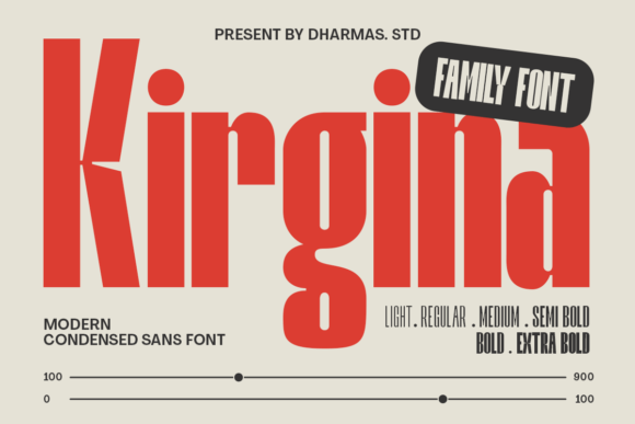 Kirgina Typeface Review for Bold Branding