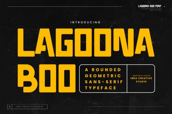 Lagoona Boo Typeface for Makers and Shops