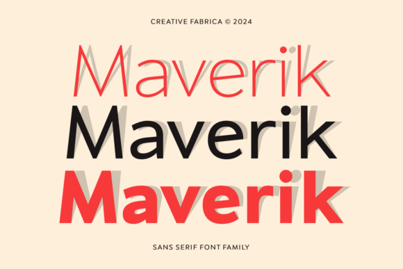 Maverik: A Modern Sans Serif Typeface for Web Design