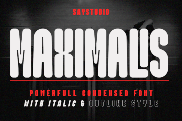 Maximalis Typeface for Bold Brand Headlines