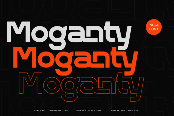 Moganty: The Bold Sans Serif Font for Modern Brands