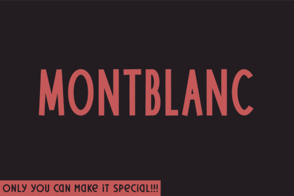 Montblanc Font: Elevate Your Brand Typography