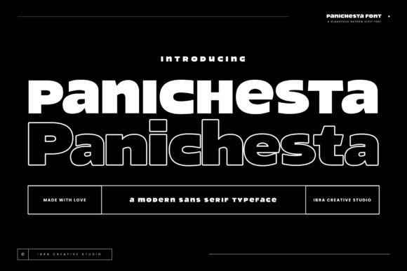 Panichesta Typeface for Modern Editorial Design