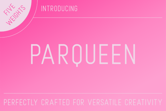 Parqueen Typeface for Polished Branding