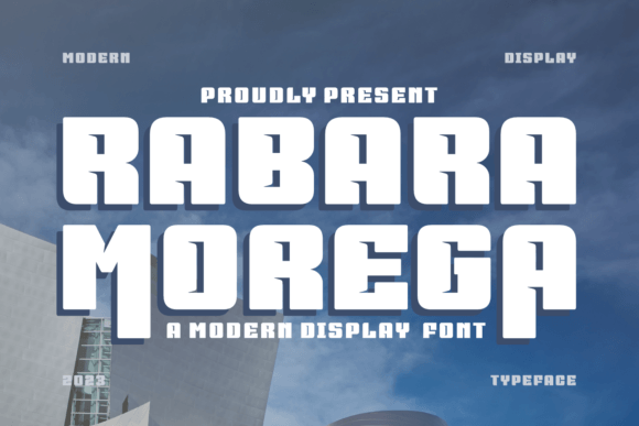 Rabara Morega: A Bold Sans Serif Typeface for Editorial Design