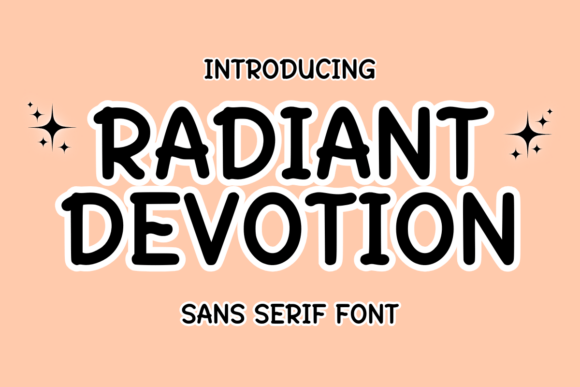 Radiant Devotion Font for Handmade Branding