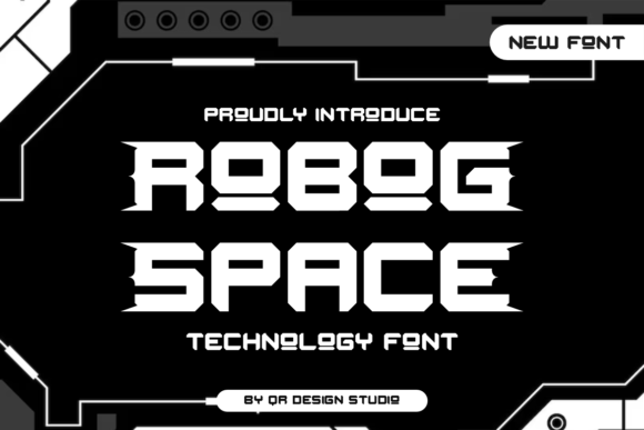 Robog Space Typeface for Bold Branding