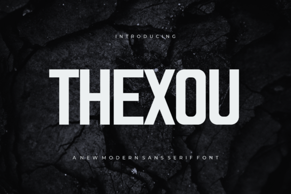 Thexou: A Bold Sans Serif Typeface for Editorial Design